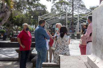 Ofrenda floral a Cristóbal Colón/José Francisco Fernández Belda.